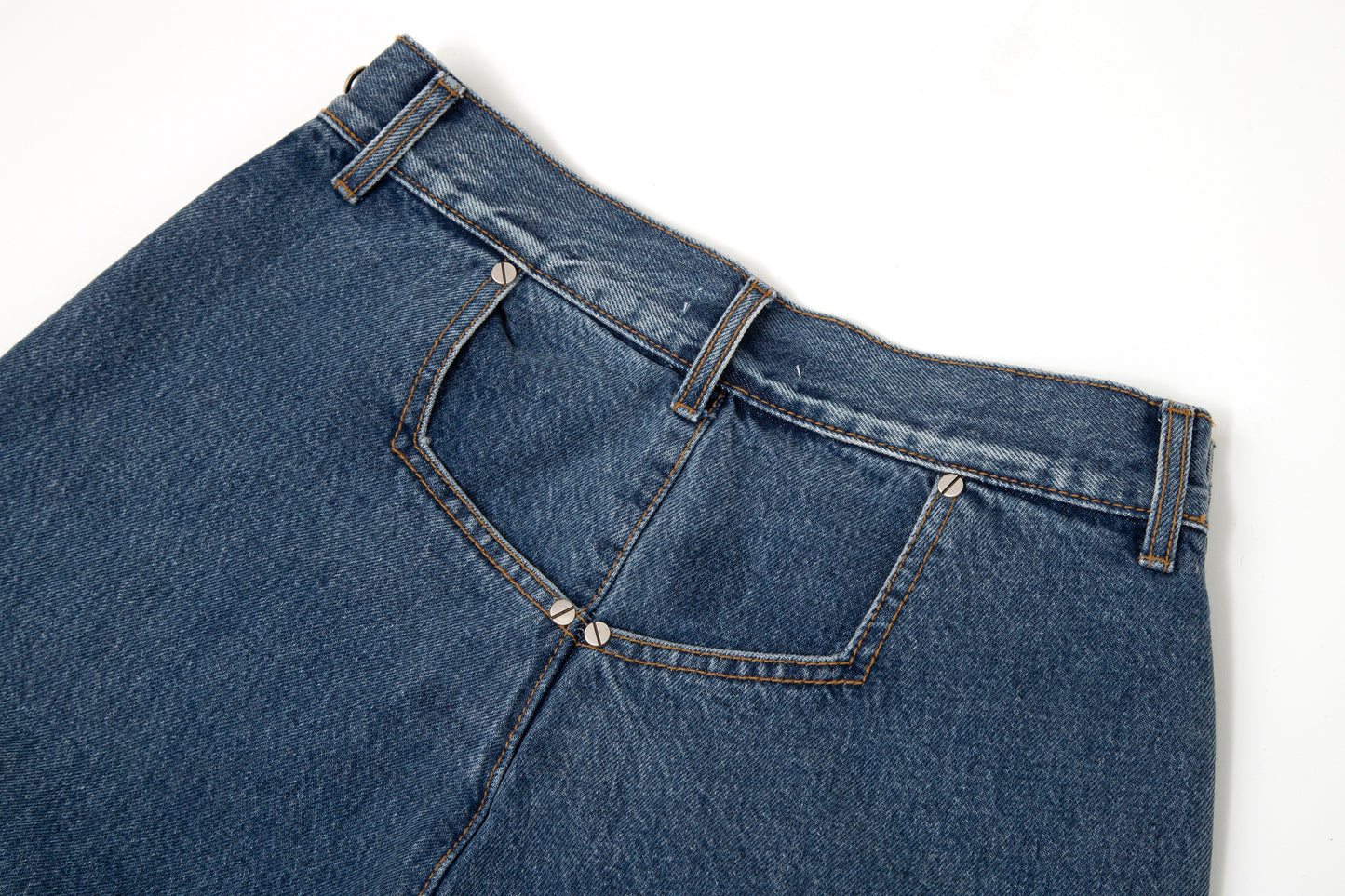 Deconstructed Denim Jean Indigo