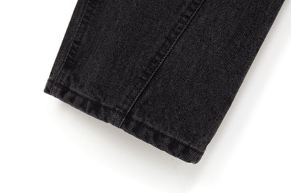 Deconstructed Denim Jean Black