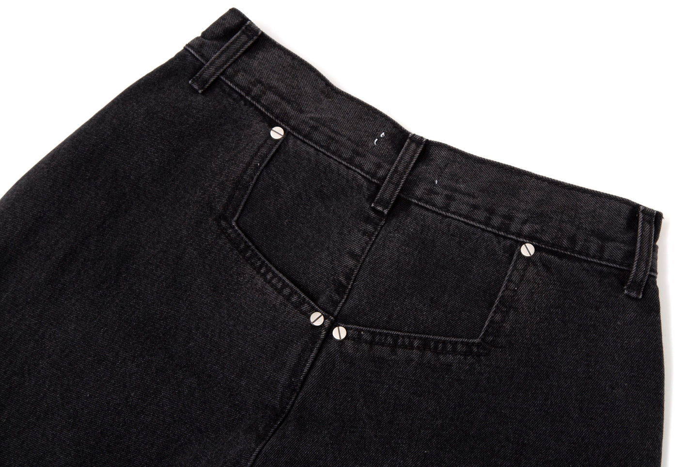 Deconstructed Denim Jean Black