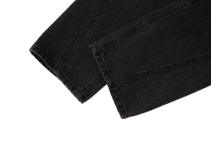 Deconstructed Denim Jean Black