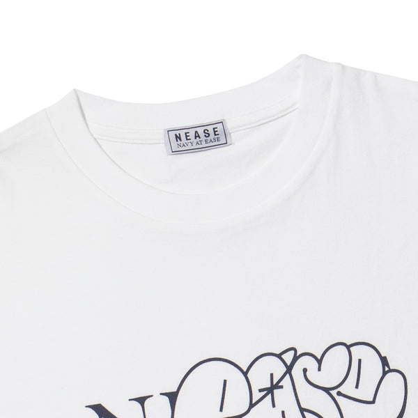 NEASE Bubble graffiti logo t-shirt (white)