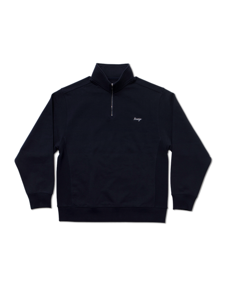 NEASE basic logo half-zip sweatshirt