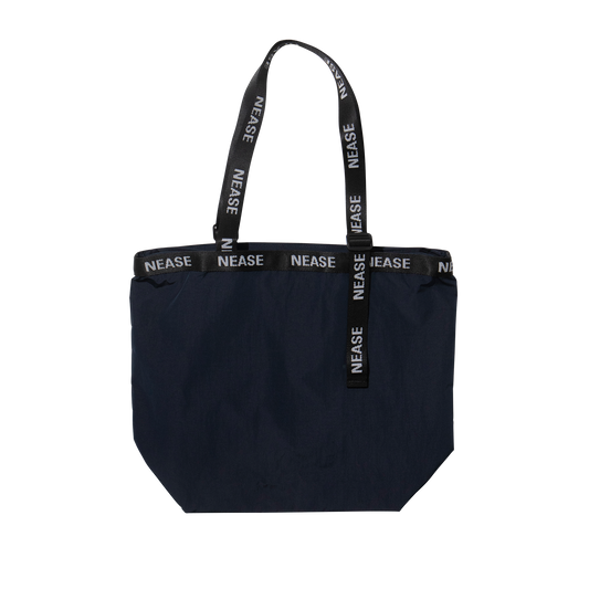 NEASE Nylon tote bag (navy)