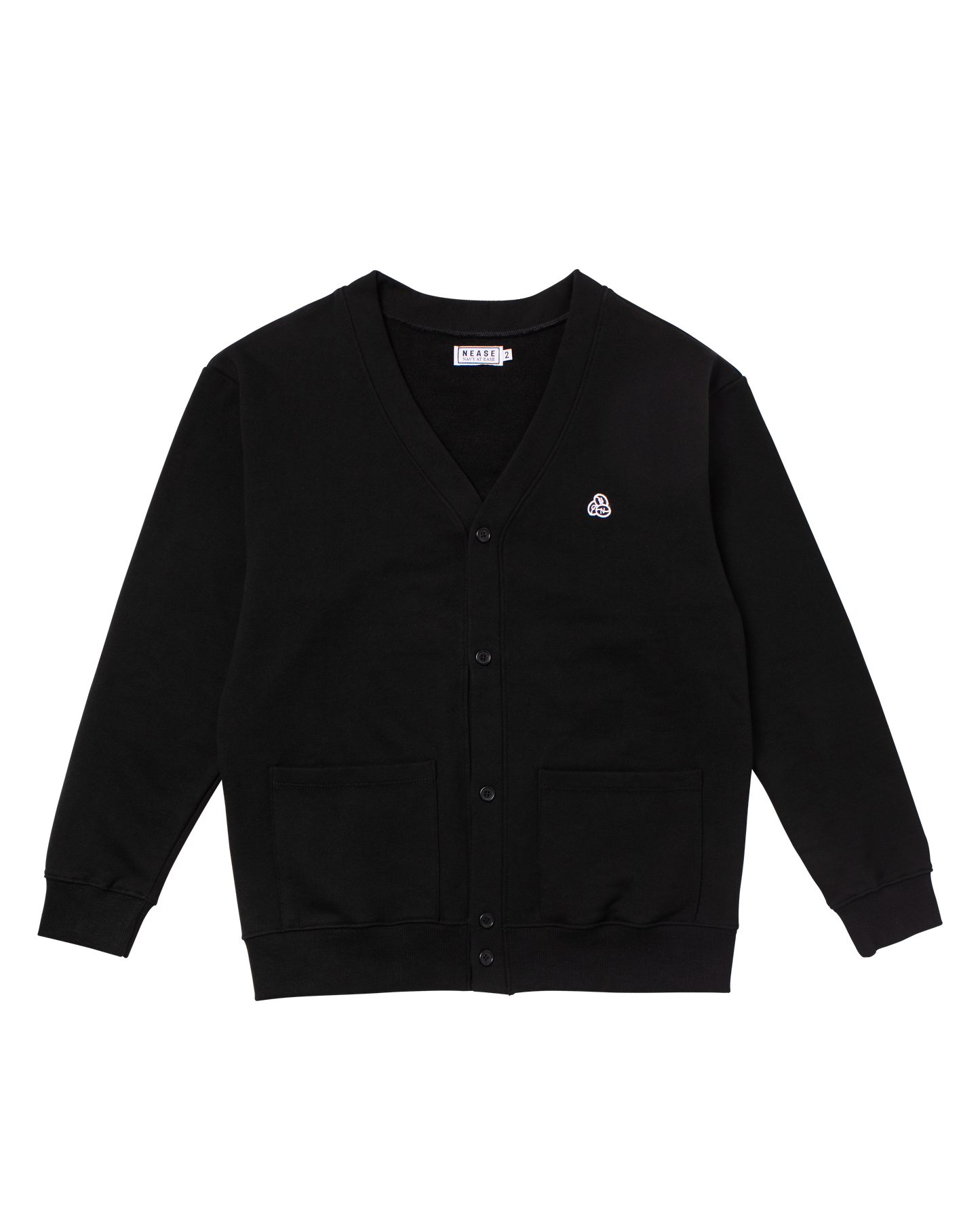 NEASE NNC Patch cardigan (black)