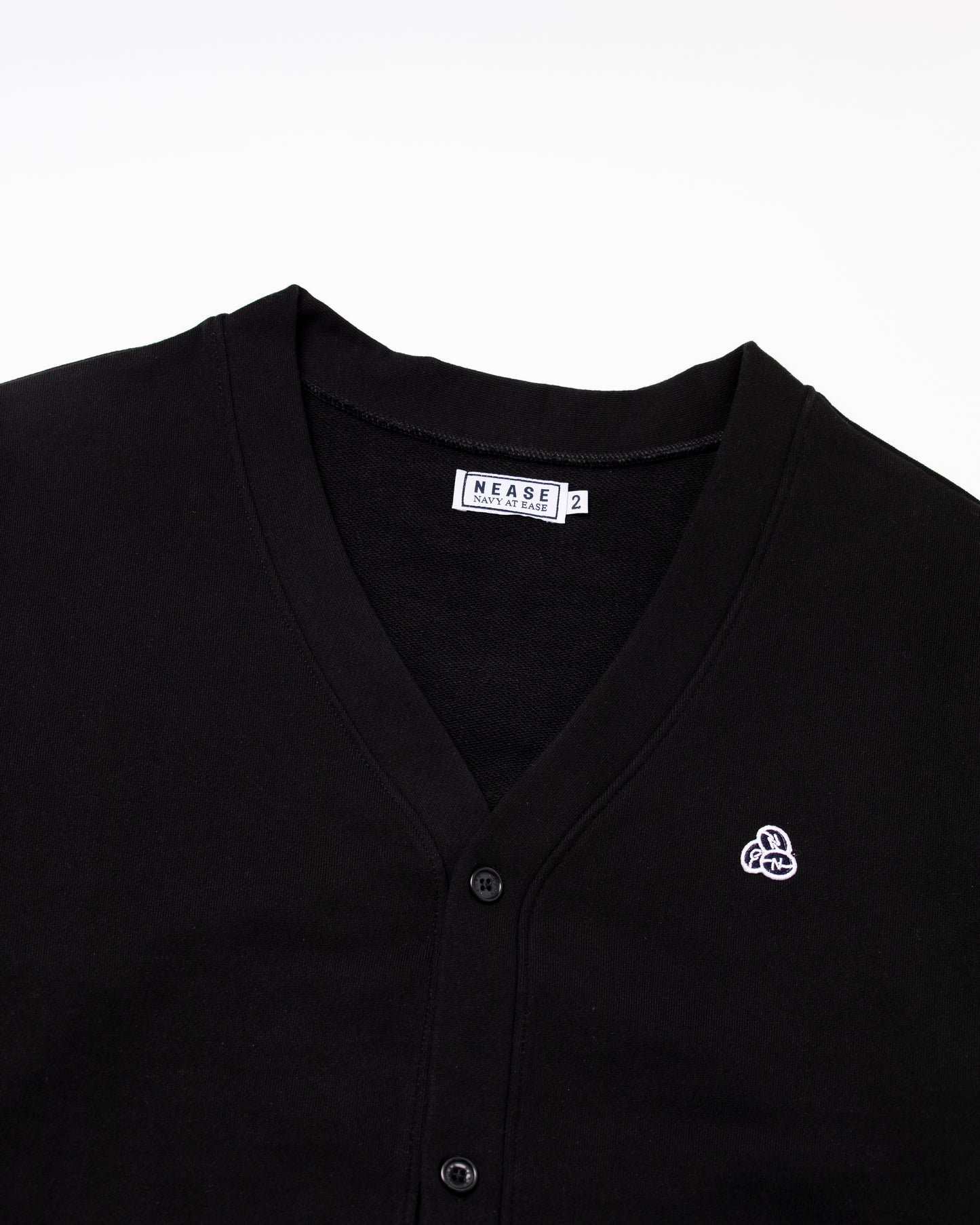 NEASE NNC Patch cardigan (black)